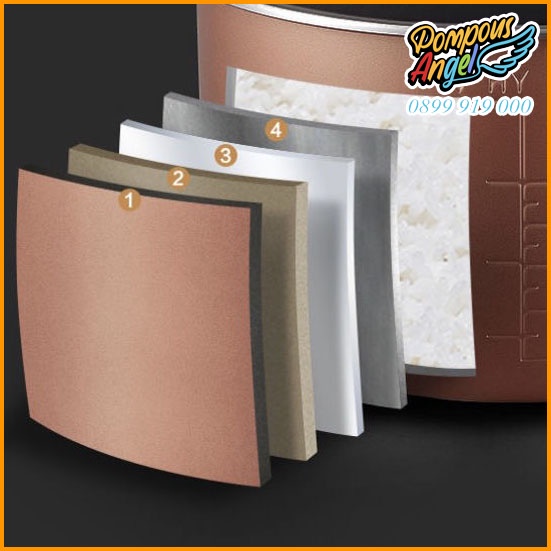 Nồi áp suất điện cảm ứng 5L BEAR YBL-A50P1 màu xanh bảo hành 12 tháng
