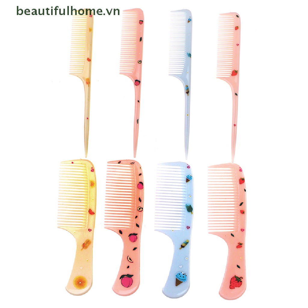 Bộ 2 Lược Chải Tóc Mũi Nhọn Chống Tĩnh Điện Cho Bé Gái