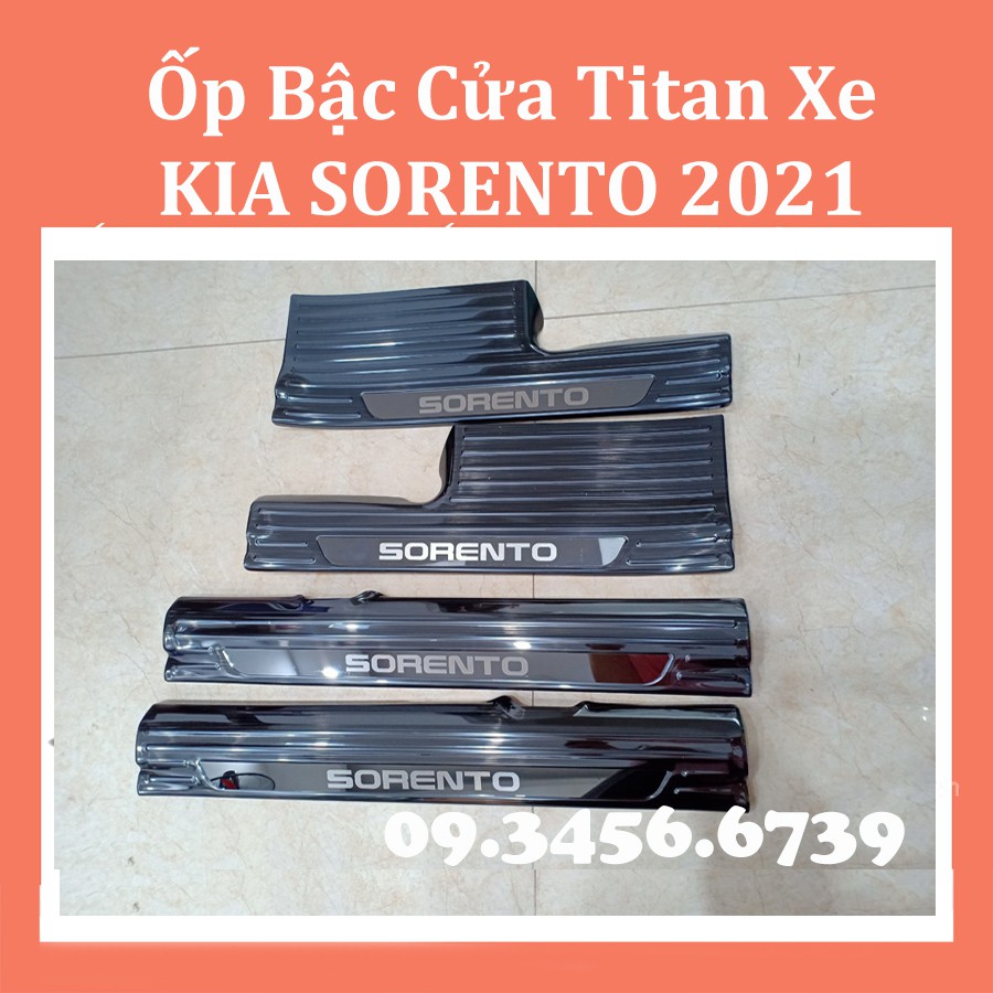 Ốp Bậc Trong KIA SORENTO 2021 - Hàng 3D Cao Cấp