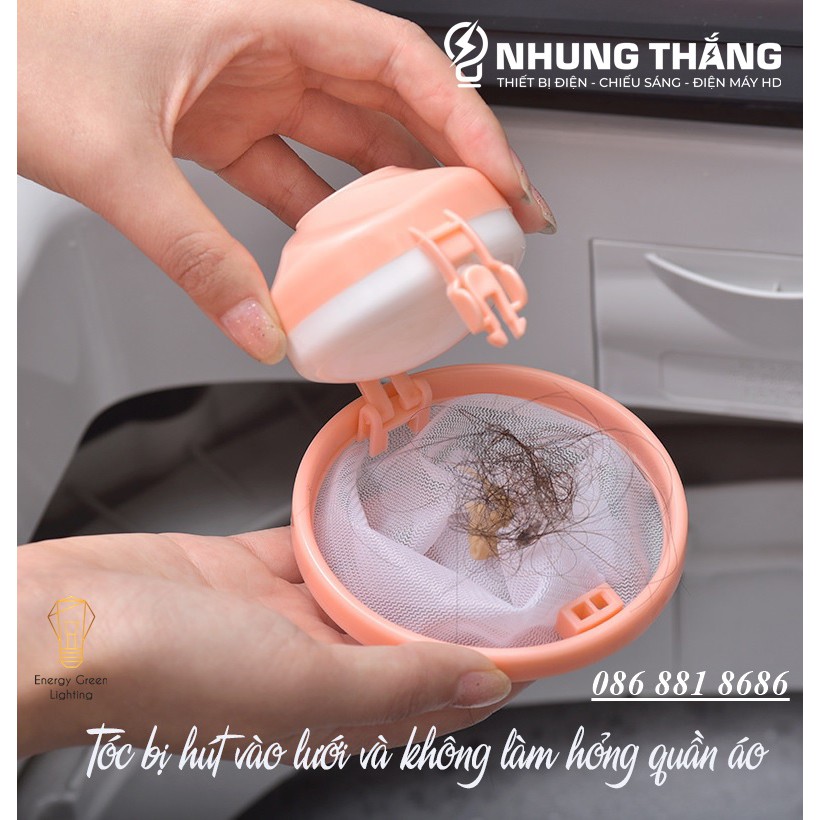 Phao Lọc Cặn Bẩn Máy Giặt, Túi ,Lọc Gom Rác Lồng Máy Giặt Cửa Đứng - Màu Random