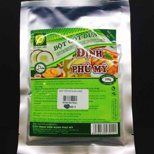 Bột Cốt Dừa Định Phú Mỹ 100gr (lẻ)
