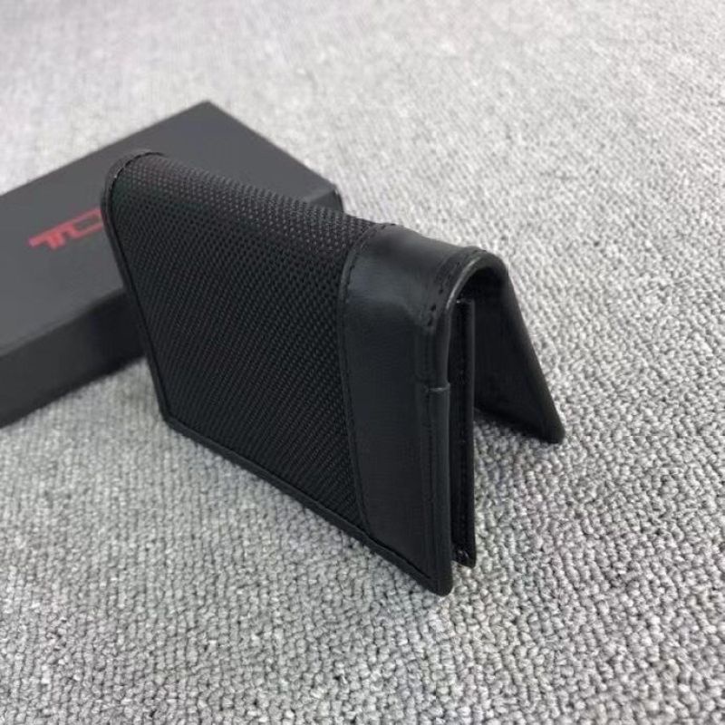 Tumi 421702 Ví Đựng Thẻ Bằng Nylon Da Bò Kèm Hộp Đếm Tiện Dụng