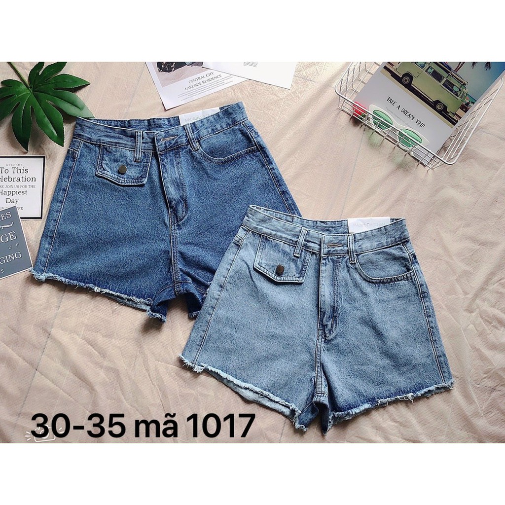 Quần Short Jeans Nữ bigsize Size 30 đến 35 Ms 1021