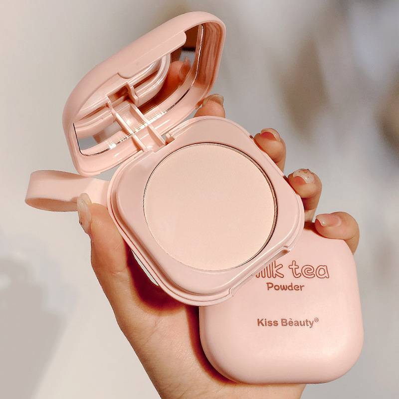 [Hàng mới về] Phấn phủ dạng bột Kiss Beauty chống thấm nước kiểm soát dầu có gương soi tiện dụng | BigBuy360 - bigbuy360.vn