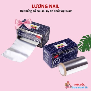 Giấy bạc ủ phá gel tháo móng dụng cụ làm móng