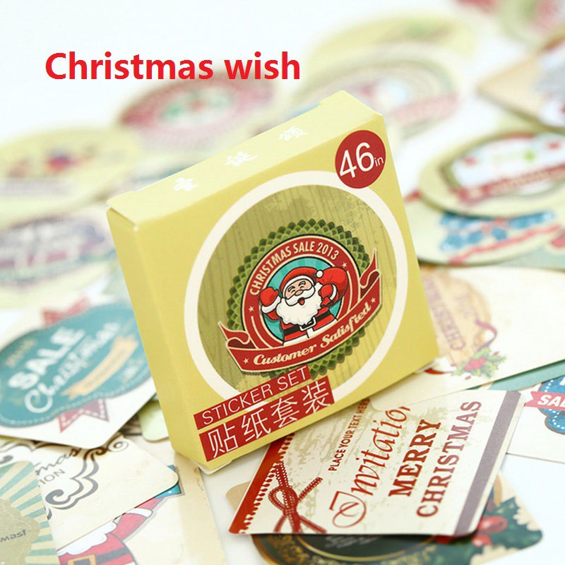 Bộ 46 sticker dán trang trí