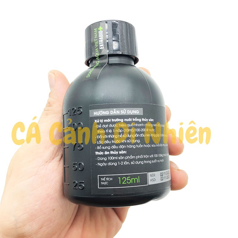 Men vi sinh Extra Bio 125ML - Chế phẩm xử lý nước cho hồ cá