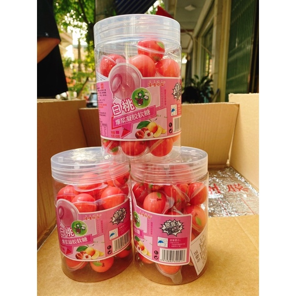 Kẹo dẻo mắt/dưa hấu/vịt có nhân hộp 30cái