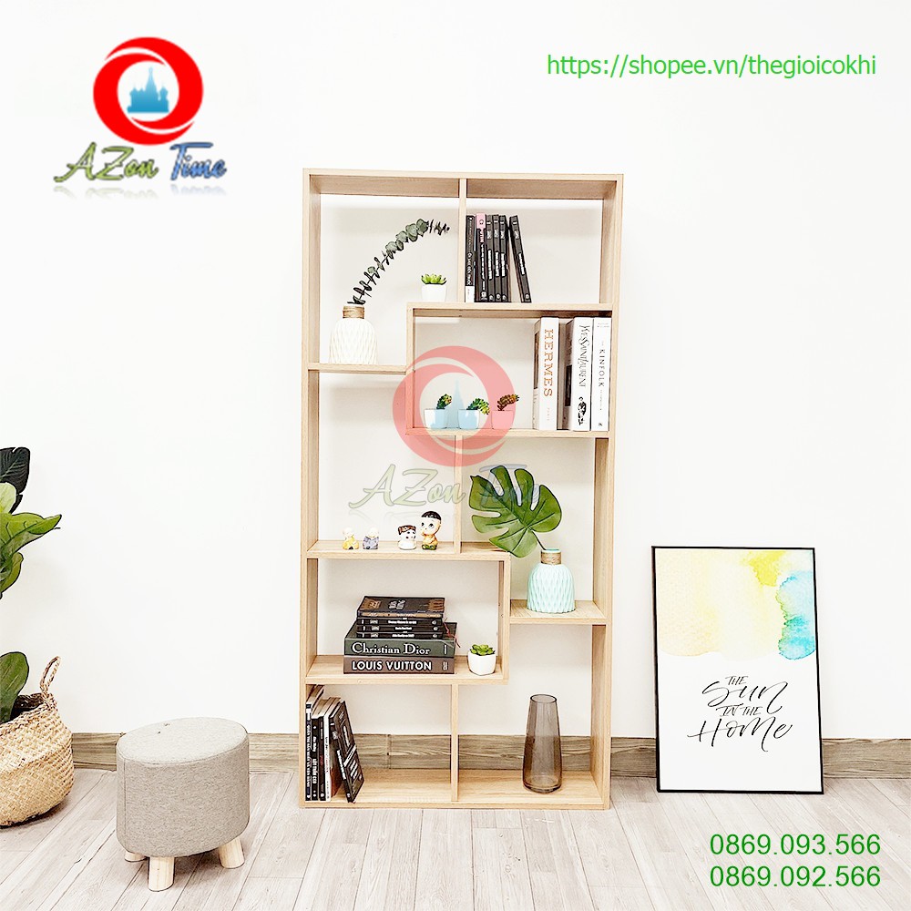 🌟(SALE SẬP SÀN) Kệ Sách Gỗ Để Sàn Thông Minh - Azonshop🌟 | BigBuy360 - bigbuy360.vn