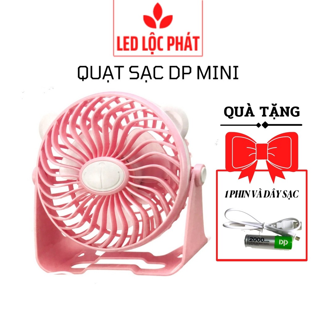 Quạt sạc mini 7609
