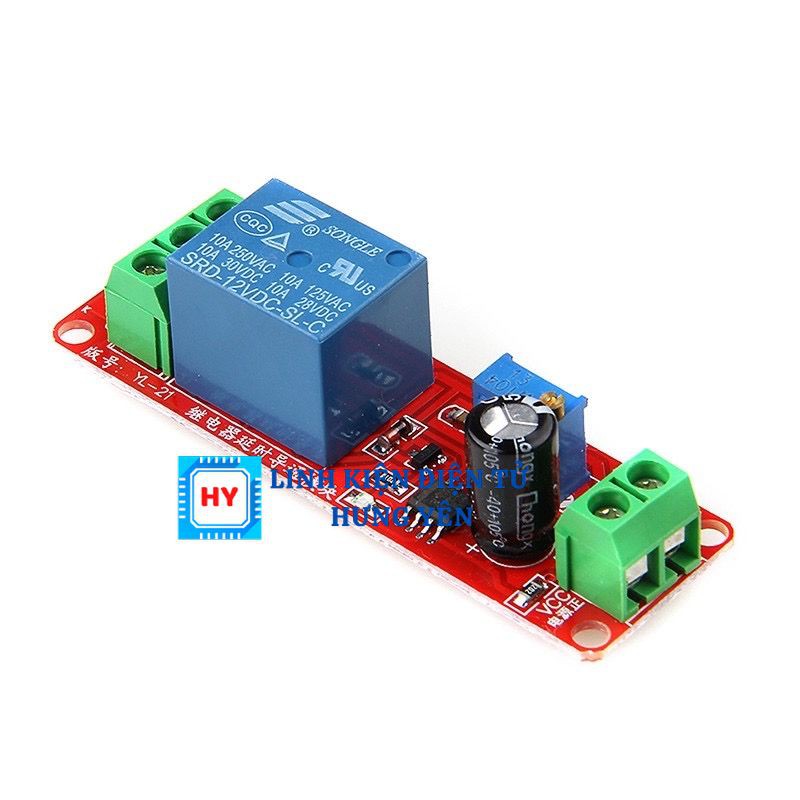 Mạch Tạo Thời Gian Trễ Đóng Ngắt Relay NE555 5V - 12V Linh kiện điện tử Hưng Yên