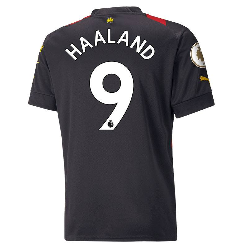 Áo Thun Bóng Đá HT1 2022-2023 Manchester City Away EPL Debuyne Foden Mahrez Bernardo Haaland Phiên Bản TH1