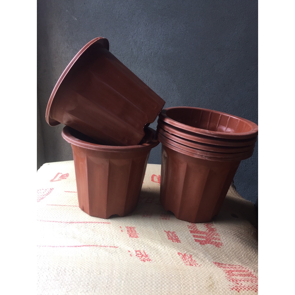 15 CHẬU NHỰA TRỒNG CÂY MÃ #E250 (BẠT PHỦ ĐẤT CHỐNG CỎ MỌC, BẦU KHAY TÚI ƯƠM...)