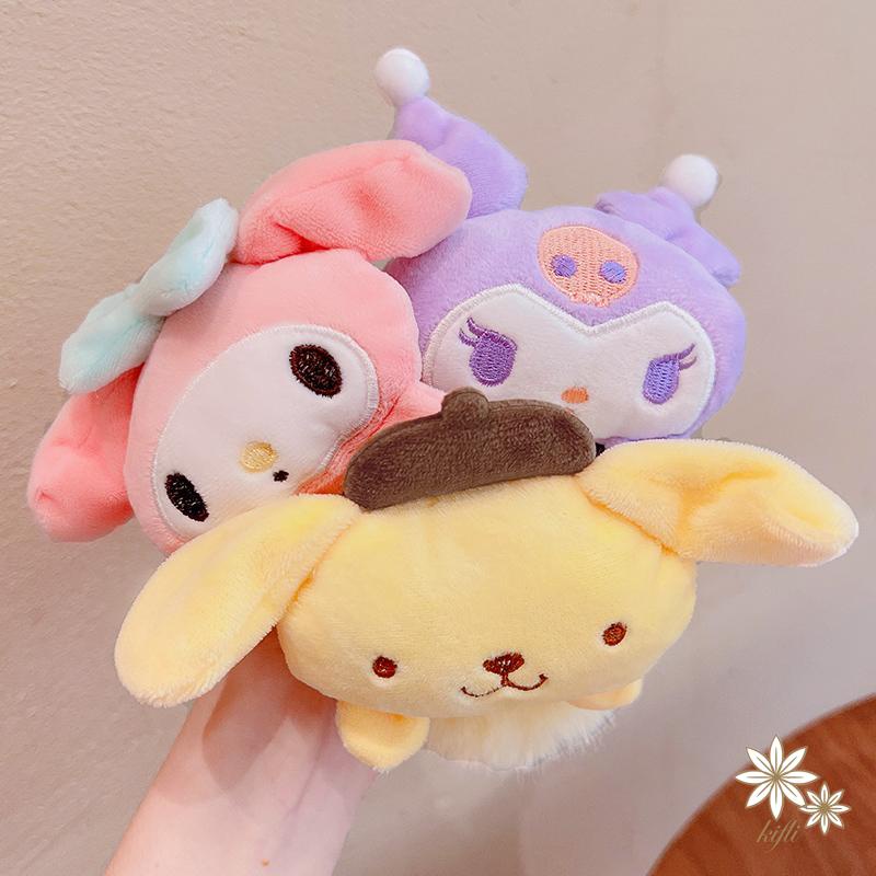 Hàng Mới Về Dây Buộc Tóc Đính Búp Bê Hoạt Hình Sanrio Dễ Thương Thời Trang Thu Đông Cho Nữ