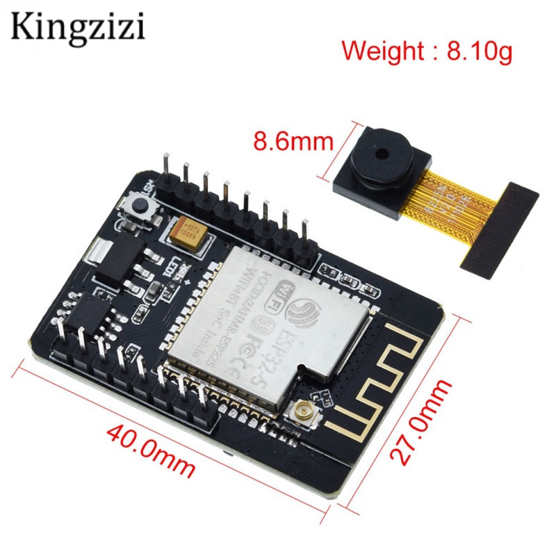 Mạch thu phát Wifi ESP32-CAM hỗ trợ máy camera OV2640/OV7670 chuyên dụng