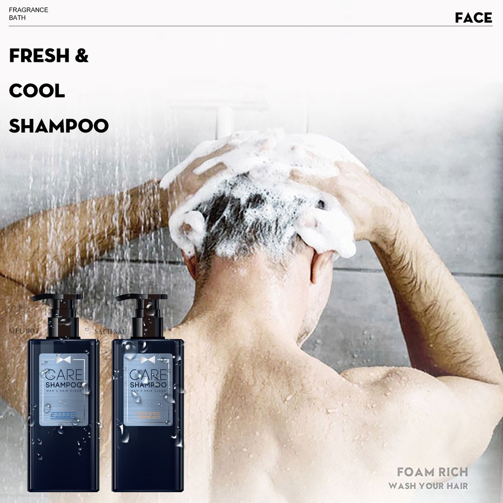 Dầu Gội Đầu Dành Cho Nam Siêu Dưỡng Tóc Kiểm Soát Dầu BlueMan 400ml
