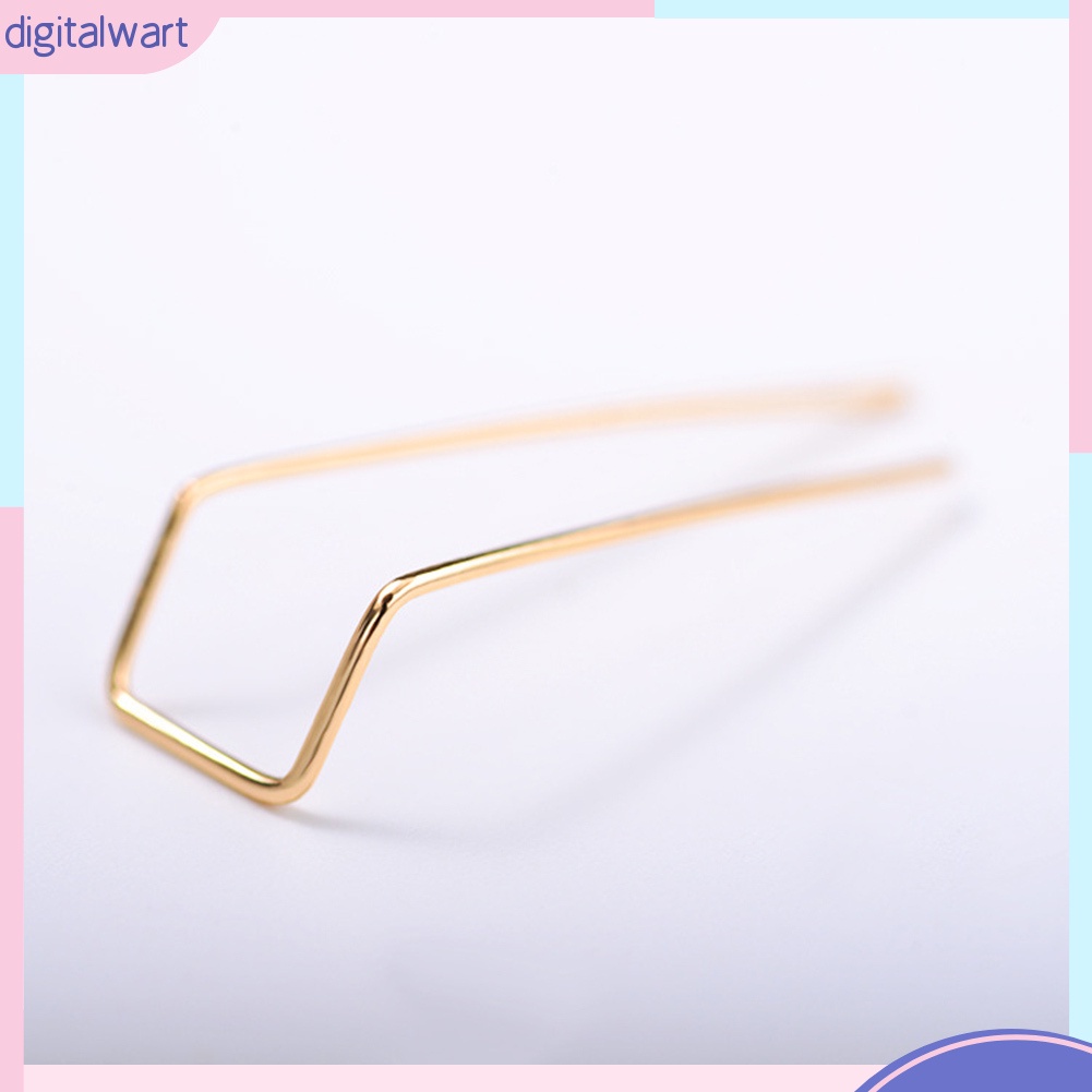 Khuyên Tai Họa Tiết Hình Học Đơn Giản Thời Trang