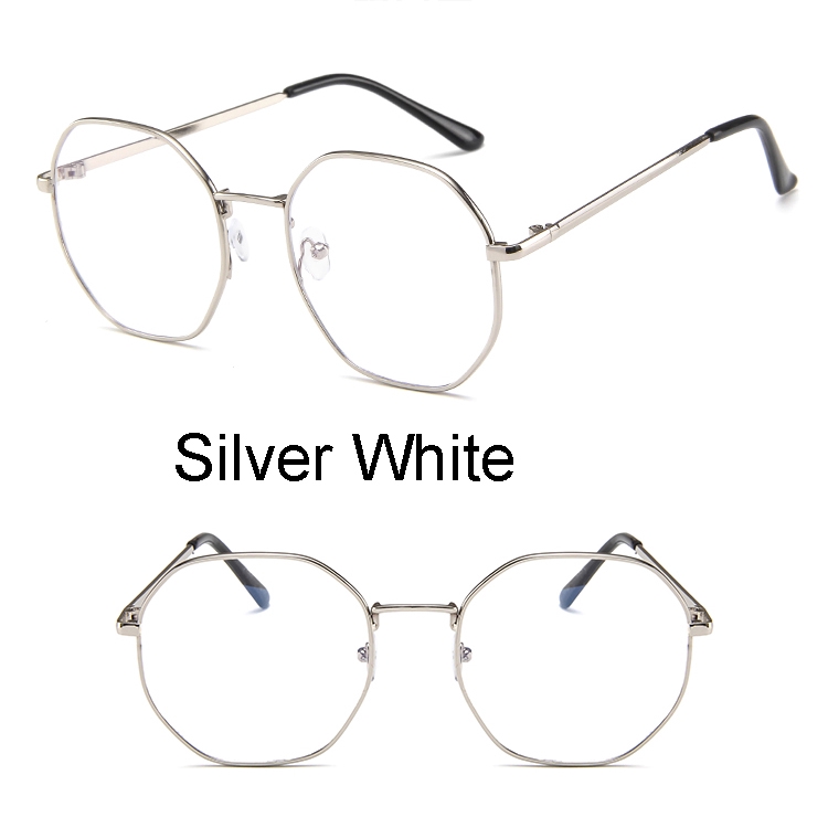 Glasses polygonal glasses frame Fashion wild metal 1pc