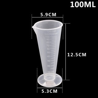 Cốc đong nhựa 100ml dạng phễu