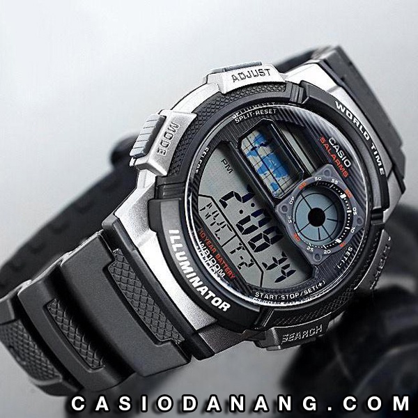 Đồng hồ nam dây nhựa Casio Standard chính hãng Anh Khuê AE-1000W-1BVDF (43mm)