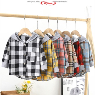Áo thu đông bé trai áo thu đông bé gái mũ liền áo phong cách Hàn Quốc áo jacket 8.5-45kg áo cánh quần áo bé trai quần áo bé gái
