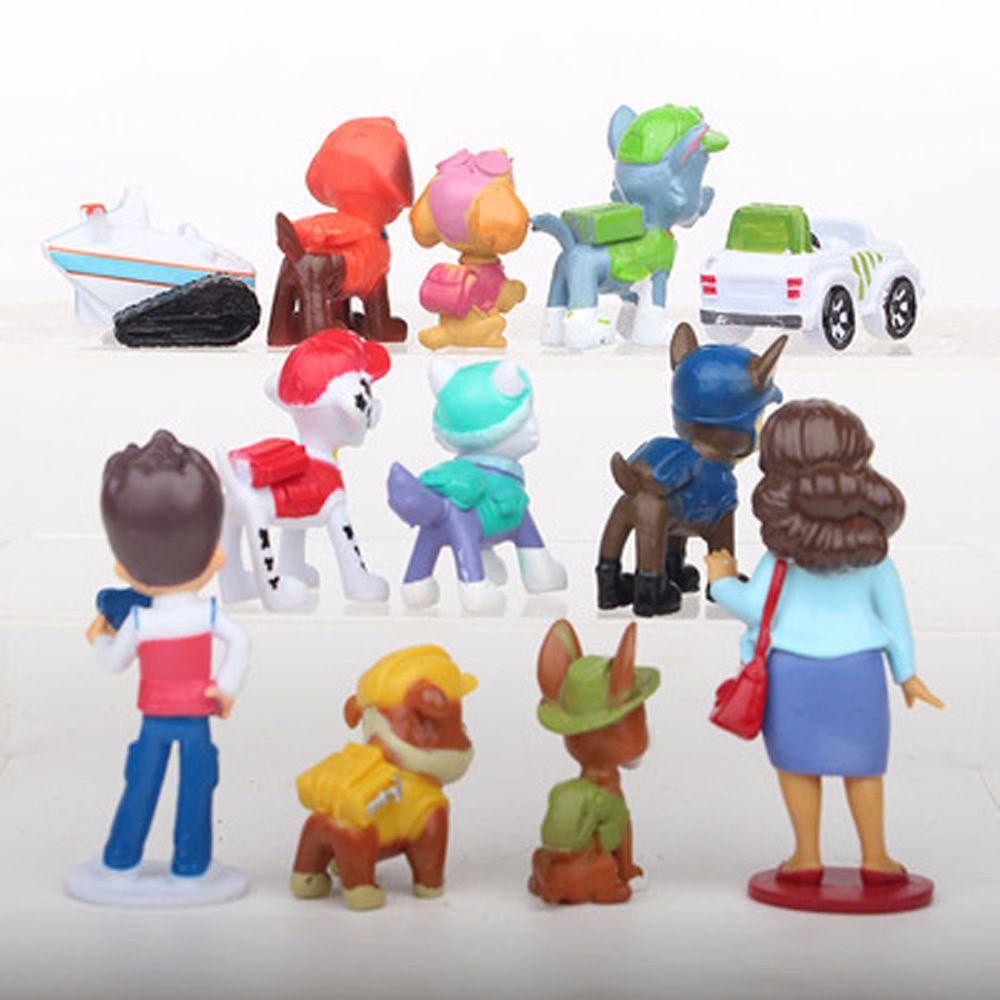 Set 12 Mô Hình Chú Chó Cứu Hộ Dễ Thương