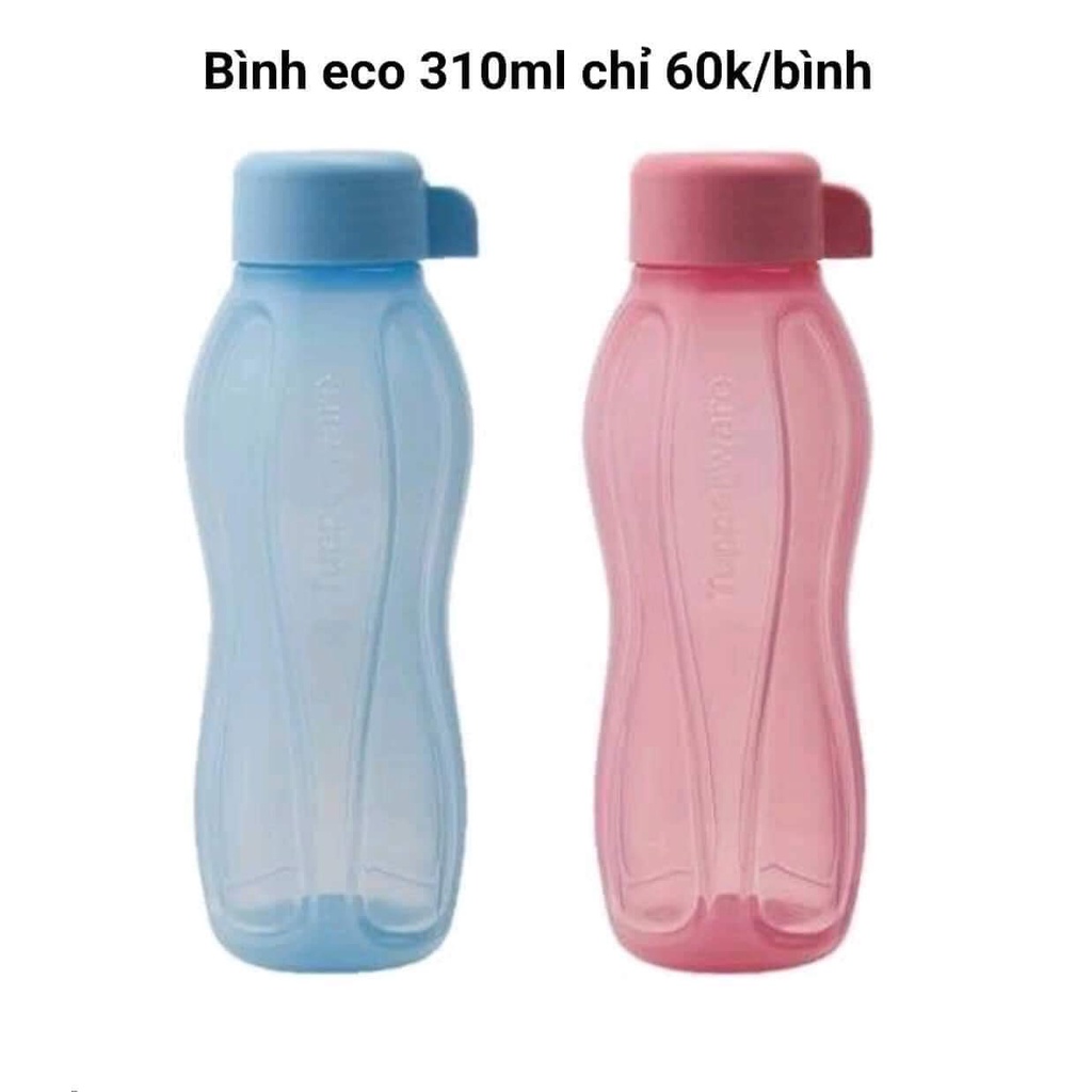 Bình nước Tupperware 💕Freeship💕Eco bottle 310ml kín nước, xinh xắn cho bé cực yêu