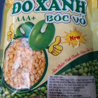 ĐỖ XANH ( bóc vỏ) 200gram combo 5 Gói