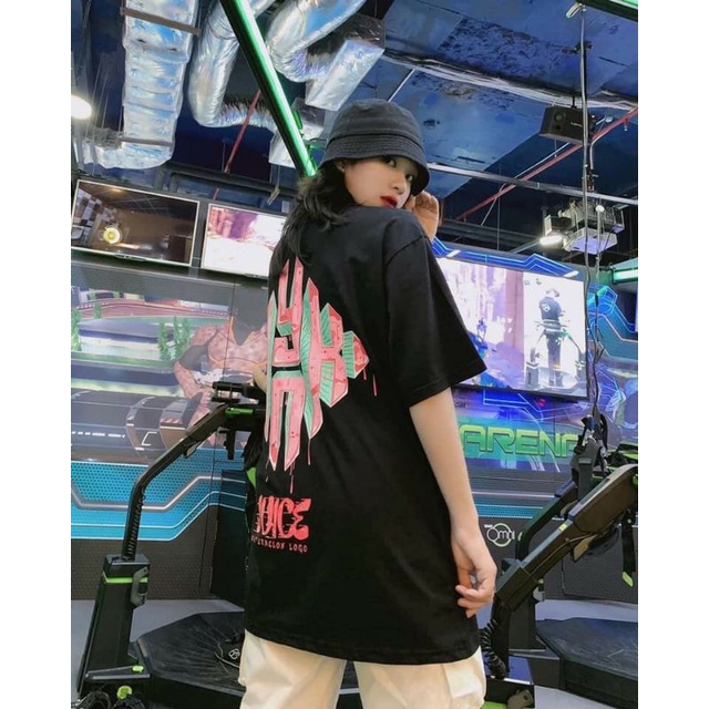 Áo Thun Unisex Tay Lỡ Form Rộng Phong Cách Hàn Quốc Freesize