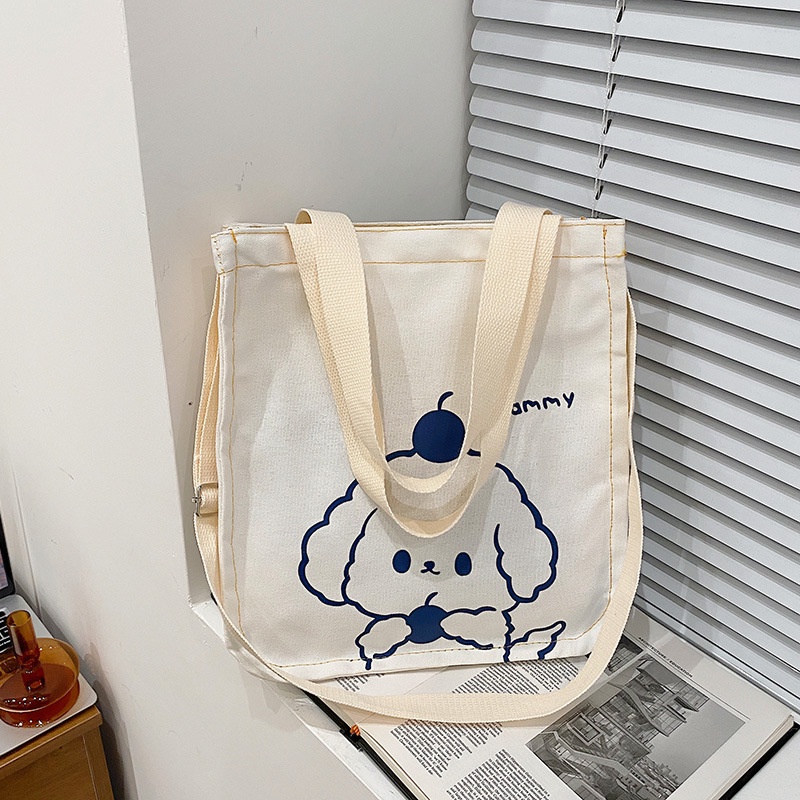 Túi Vải canvas Đeo Chéo Thời Trang Năng Động Dành Cho Nữ