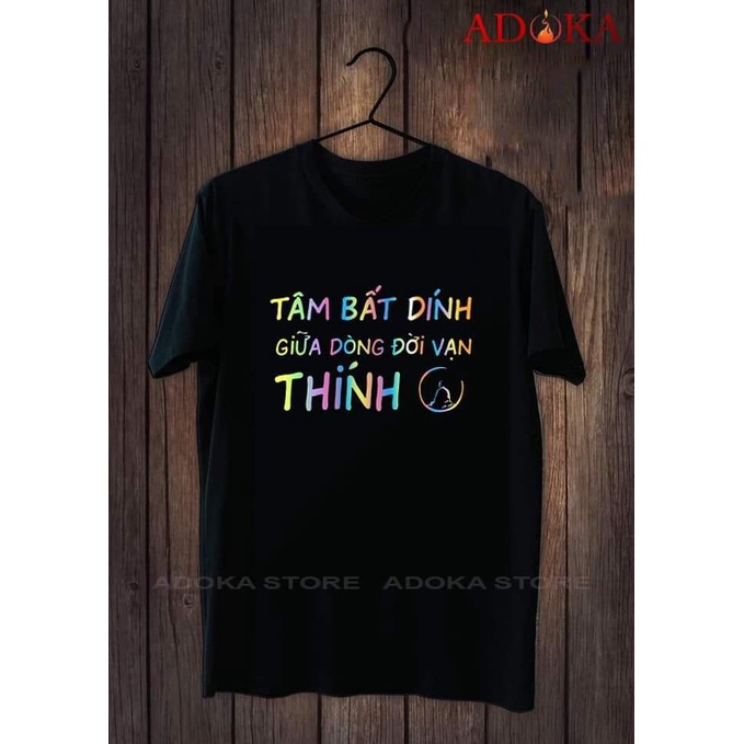 Áo thun tay ngắn in hình phản quang 7 màu cực chất, coton thoáng mát
