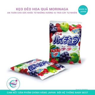 Kẹo dẻo mềm Morinaga hương trái cây
