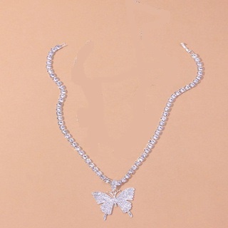 Vòng cổ Nhiều Lớp Mặt Hình Bướm Đơn Giản Sáng Tạo Thời Trang Âu Mỹ