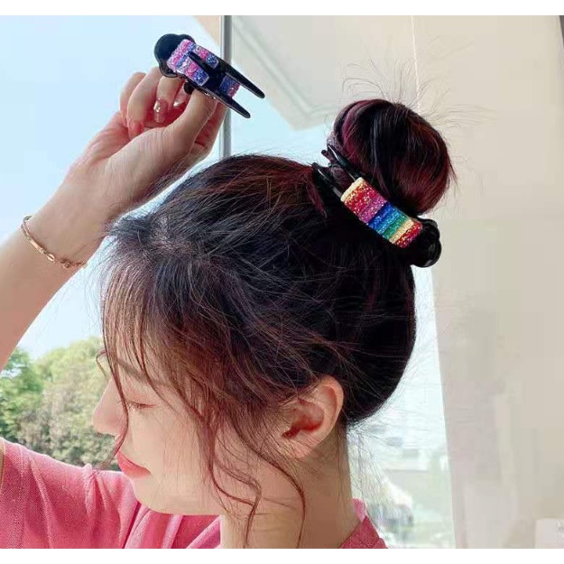 Kẹp Càng Cua Hàn Quốc  Kẹp Tóc Kẹo Ngọt Tiệm Thêu Việt Nhựa Acrylic
