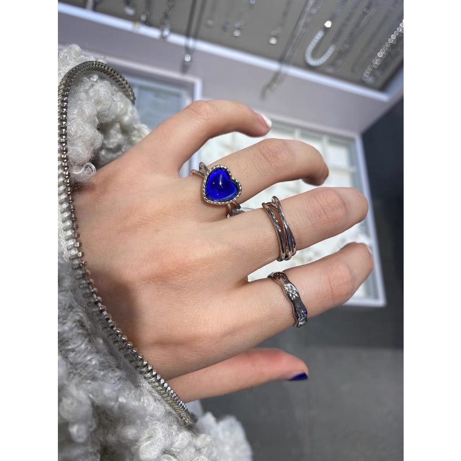 Bộ 2 Nhẫn Họa Tiết X - Vani Store - TS000643