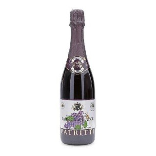 Nước Nho Tím / Nho Xanh Nguyên Chất Có Gas Patritti 750ML