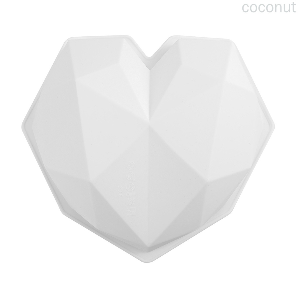 Khuôn Silicon Làm Bánh Hình Trái Tim Diy