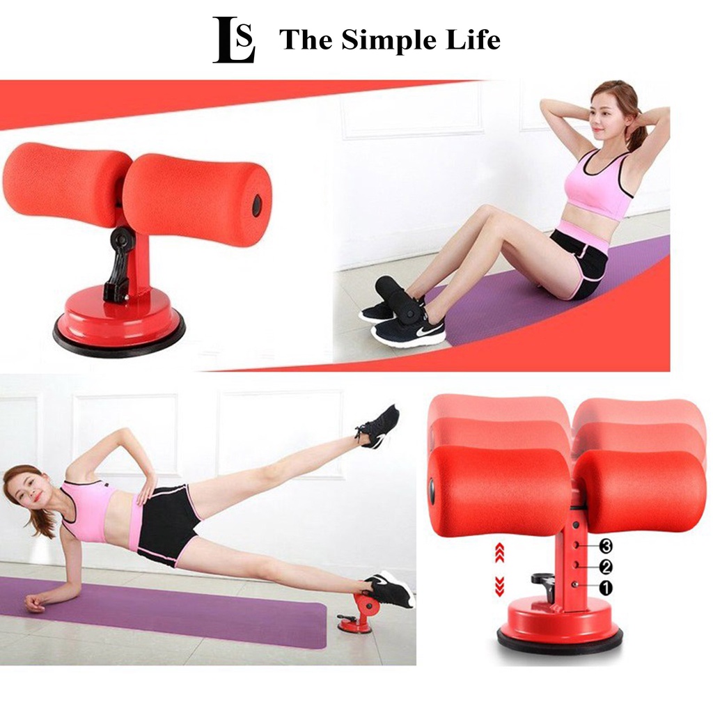 Dụng cụ gập bụng, dụng cụ tập cơ bụng eo, gym, yoga giảm béo tại nhà có đế hút chân không chữ T chắc chắn [CHÍNH HÃNG]