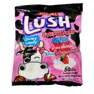 Kẹo lush thái lan hương vị sữa dâu chewy candy