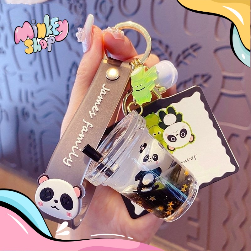 Móc Khóa Ly Nước Nhiều Hình Cute Phụ Kiện Túi Xách Dễ Thương 02MKL- Minkey