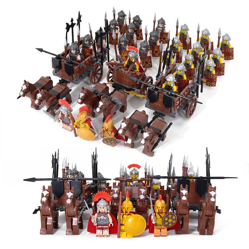 Lego Bộ Lắp Ráp Mô Hình Người Lính Chiến Binh La Mã Cổ Đại