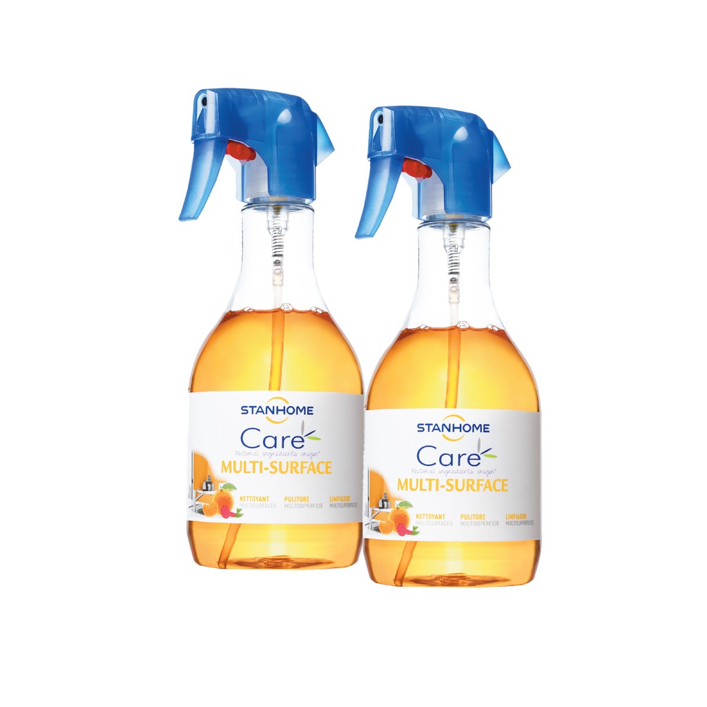 Xịt làm sạch đa năng cho da nhạy cảm hương quýt, vải Multi Surface Care Mandarine &amp; Litchi Stanhome 500ml