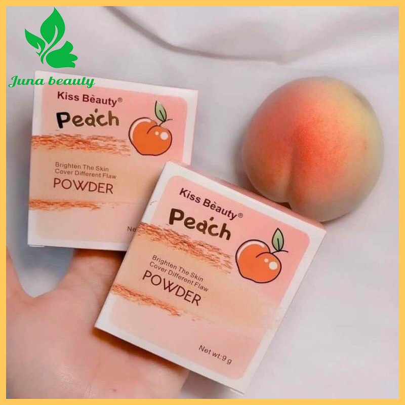 [RẺ VÔ ĐỊCH]Phấn nén Kiss Beauty phiên bản trái đào Peach Powder