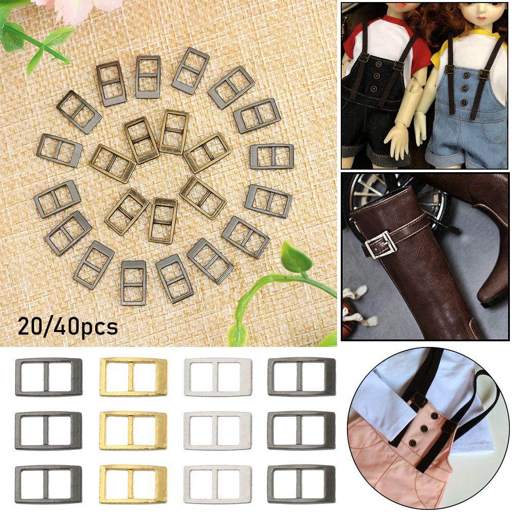 Set 20/40 Khóa Ba Găng Tay Mini Siêu Mỏng 4 Màu Cho Búp Bê