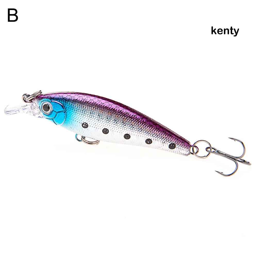 Đồ Chơi Nhân Vật Hoạt Hình Nhật Bản☀Mồi Câu Cá Giả Mắt 3D 7.5cm 6.7g 7.5G Có Móc