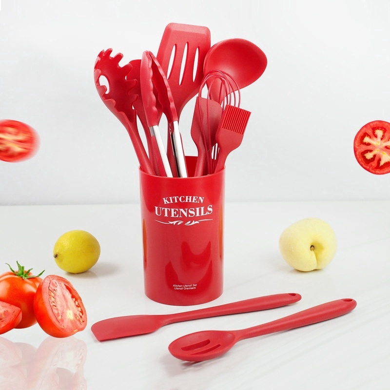Silicone Kitchen Utensil Kitchen Tools Set Spatula Spoon Kitchen Accessories Cooking Baking Tools Kitchenware