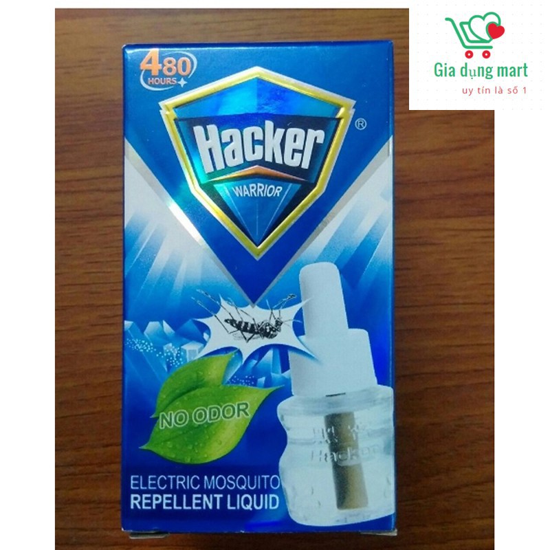 Máy đuổi muỗi bằng tinh dầu hacke tặng 1 lọ tinh dầu