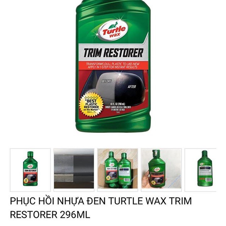 Phục hồi nhựa nhám con rùa Turtle wax