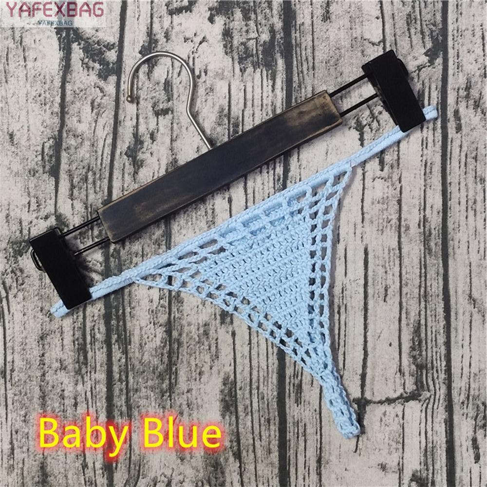 Women Panties Bikini Briefs Hand Crochet Knitted Panties Micro Swimwear