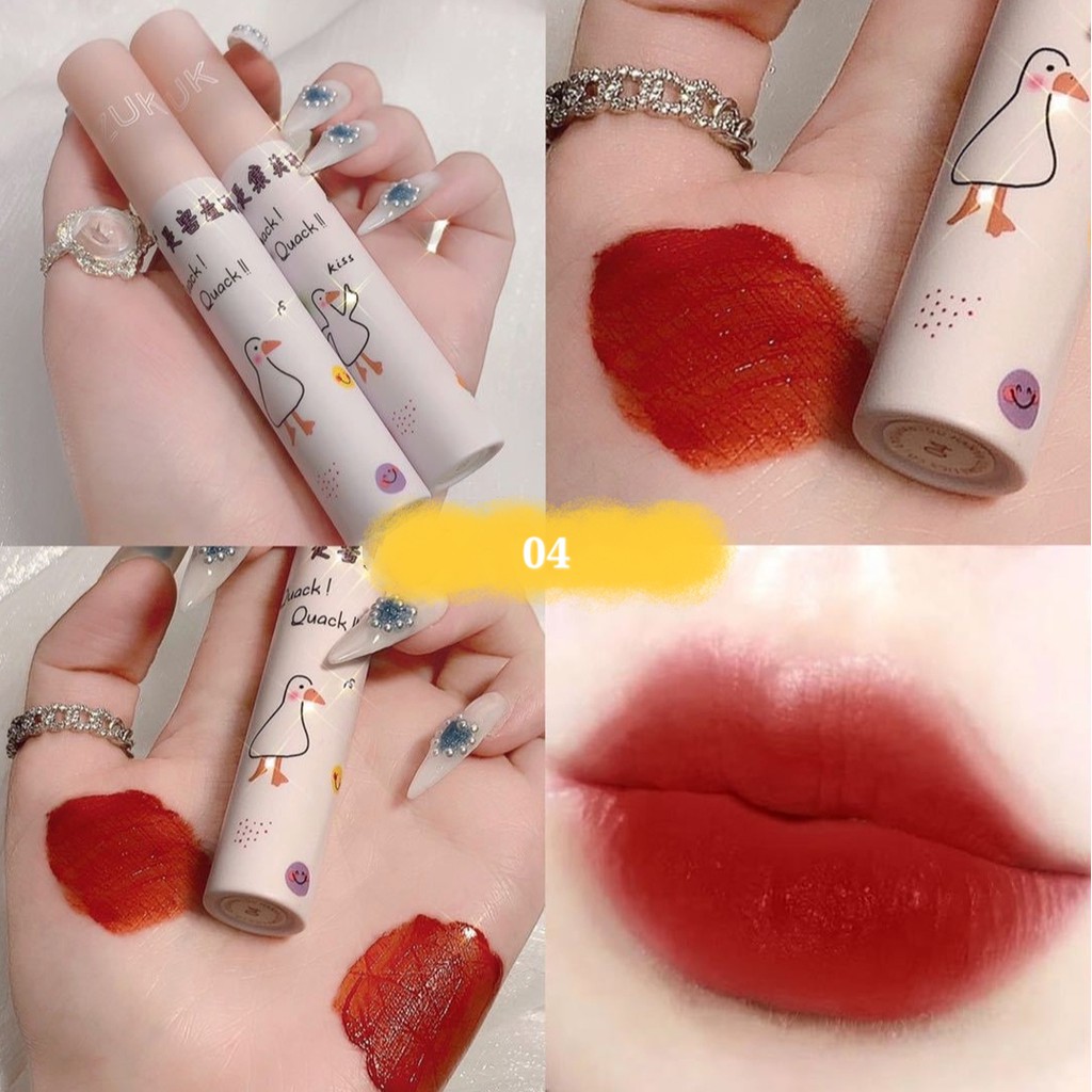 Son kem vịt ZUK mềm môi dễ thương hot trend Velvet Matte ZUK001 | Thế Giới Skin Care